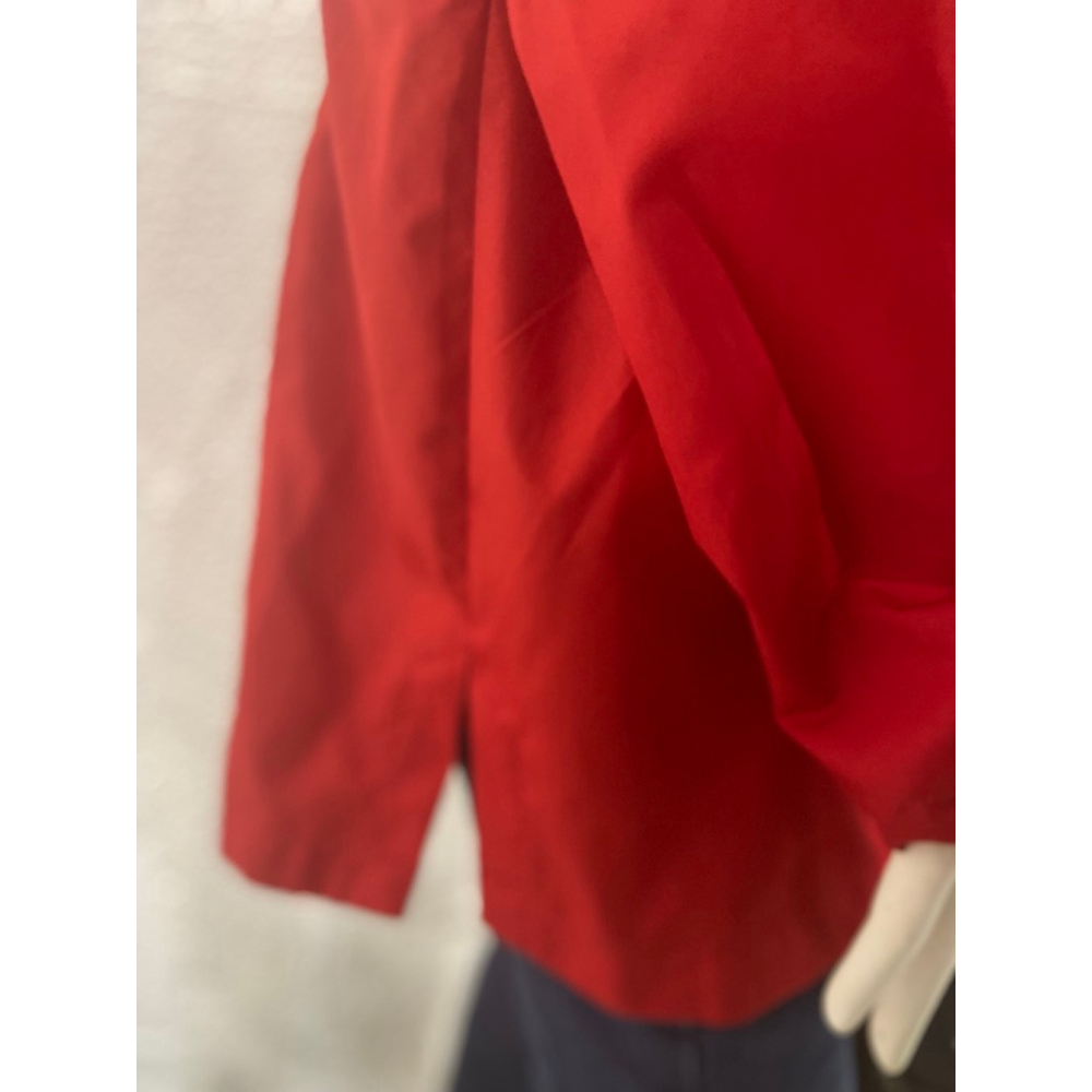 Jones New York Red Packable Rain Jacket Parka Windbreaker | Street Style Size L - Picture 12 of 15